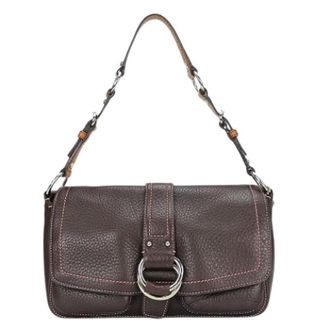 Coach Pre-owned Shoulder Bags, female, Brown, Size: ONE SIZE Pre-owned Leather Shoulder Bag