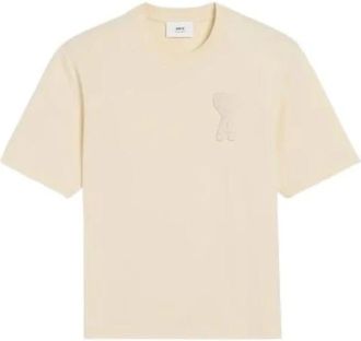 Ami Heren, Tops, Beige, Maat: XL Katoen