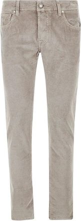 Jacob Cohen Heren, Broeken, Beige, Maat: W31