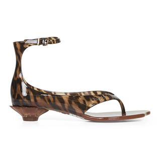 Chlo&eacute; High Heel Sandals, female, Brown, Size: 10 US Jelly Sandal