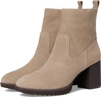 Johnston & Murphy Izzie Bootie Womens Boots Taupe : 8.5 M, Suede