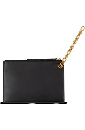 Balmain Pulse card holder in smooth leather in Black at Nordstrom