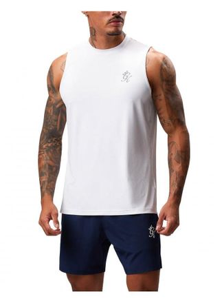 The Gym King Energy Vest (UK, Alpha, L, Regular, Regular, White)