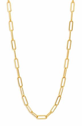Argento Vivo Paper Clip Chain Necklace in Gold at Nordstrom