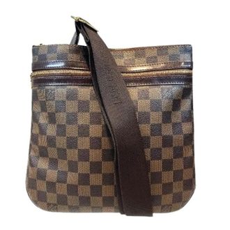 Louis Vuitton Pre-owned Cross Body Bags, female, Brown, Size: ONE SIZE Pre-owned Pochette Bosphore Damier Shoulder Bag
