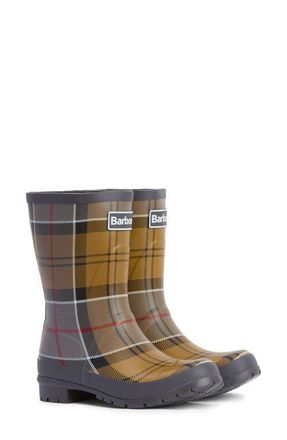 Barbour Banbury Rain Boot in Dress Tartan at Nordstrom, Size 11