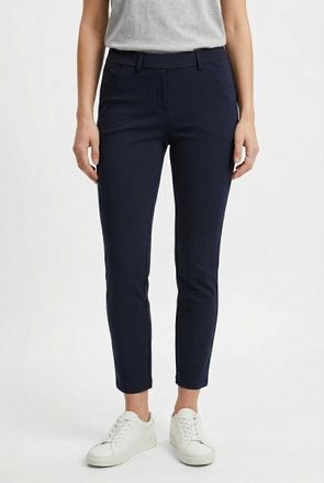 KjBrand Jerseyhose KJBRAND Jenny, Damen, Gr. 50, N-Gr, blau (marine), Web, Obermaterial: 50% Polyester, 45% Viskose, 5% Elasthan, figurbetont kn&ouml;chellang, Hos