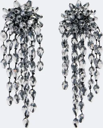 Isabel Marant Hanabi beaded clip-on earrings