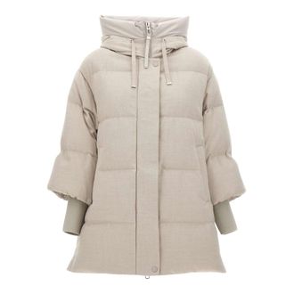 Duno Jassen, Dames, Beige, XS, Wol, Yume Down Coat