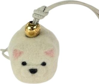 Loewe Pre-owned Cuoio key-holders - - Pre-owned - Donna - Bianco - ONE SIZE