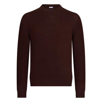 Malo Truien & Vesten, Heren, Bruin, M, Rondgebreide trui