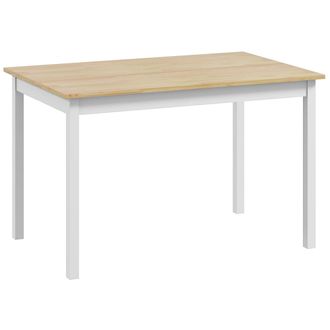 HOMCOM Dining Table Farmhouse Kitchen Table W/ Wood Frame For Dining Room | TJ Hughes