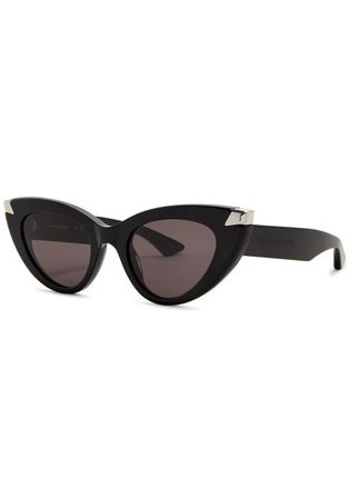 Alexander McQueen Alexander Mcqueen Cat-eye Sunglasses - Black - One Size