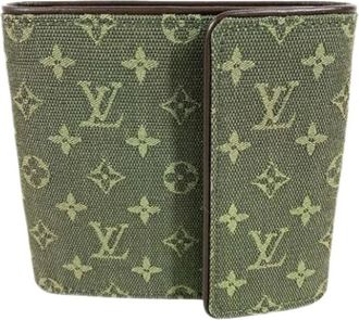 Louis Vuitton Pre-owned Tri-fold Portemonnee - unisex - Vintage Accessoires - Groen - ONE Size - Vintage