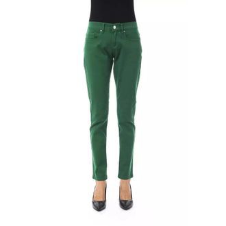 Byblos Slim Fit Jeans, female, Green, W24, Slim Fit Trousers