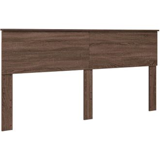 vidaXL Cabecero Roble Marr&oacute;n 200 Cm Madera Contrachapada Vidaxl