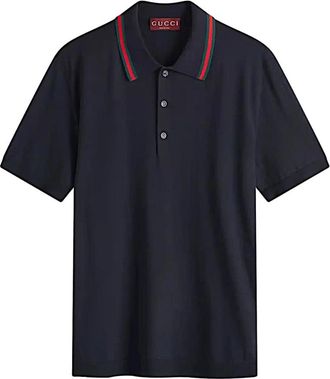 Gucci Polo - Heren - Polos - Blauw - M - Tops