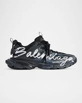 Balenciaga Men & apos;s Track Mesh Fashion Sneakers