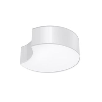 Sollux Lighting L&aacute;mpara de techo blanco cloruro de polivinilo alt. 12 cm