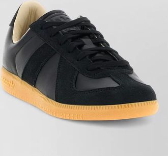 adidas leather lace-up sneakers