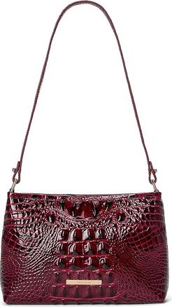 Brahmin Lorelei Cross Body Womens Handbags Cherry Lacquer, Leather/Polyester