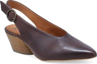 Miz Mooz Haven Slingback Pointed Toe Pump in Brown at Nordstrom, Size 10.5-11Us