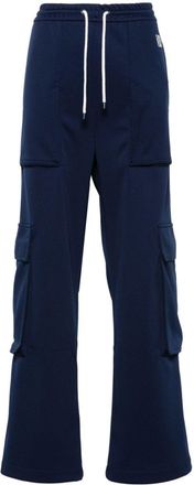 Loewe straight-leg cargo track pants - women - Polyester/Polyester/Cotton/Cotton - L - Blue