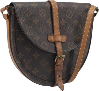 Louis Vuitton Pre-owned Chantilly MM Schoudertas - Dames - Vintage Schoudertas - Bruin - ONE Size - Leer - Vintage