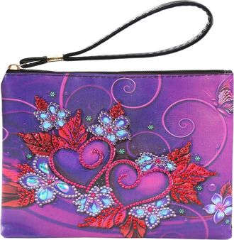 Generic Clutch DIY Partial Special Shaped Drill PU PU Handbag Bags