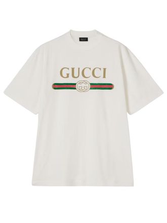 Gucci White Logo T-Shirt