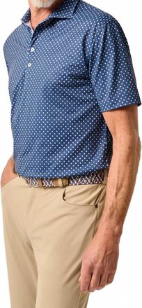 Johnnie-O Daisy Performance Polo In Navy