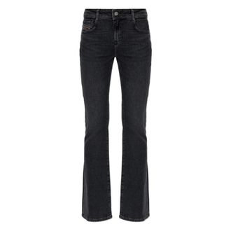 Diesel Flared Jeans, female, Black, Size: W26 1969 d-ebbey mid-rise jeans