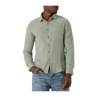 Dstrezzed Groen Casual Axton Overhemd voor Heren - Heren - Casual Overhemden - Groen - M - Overhemden