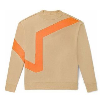 Vans Logo Printing Casual Sports Pullover Couple Style Khaki VN0A54NC7UE