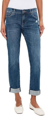 Kut from the Kloth Catherine Boyfriend Jeans Womens Jeans Doubtless/Medium Base Wash : 10, Cotton/Denim/Spandex