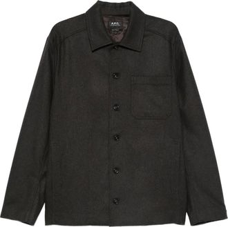 A.P.C. Camicia a maniche lunghe - Marrone