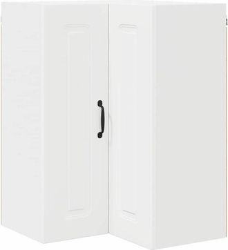 vidaXL Kitchen Wall Cabinet White 57 x 57 x 80 cm Engineered Wood vidaXL