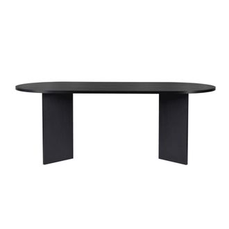 Calicosy Mesa de comedor con tablero ovalado l200 cm