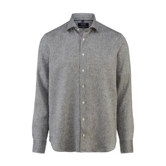 Olymp Olymp, Heren, Overhemden, Grijs, Maat: 5XL