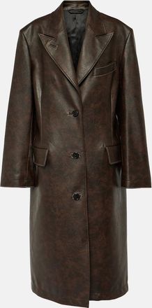 Acne Studios Ovittor faux leather coat