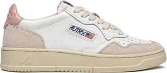Autry Medalist Low Sneaker - Heren - Sneakers - Wit - 40 EU - Katoen - Schoenen