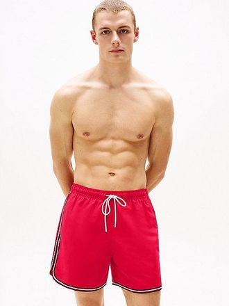 Tommy Hilfiger Global Stripe Mid Length Swim Trunks