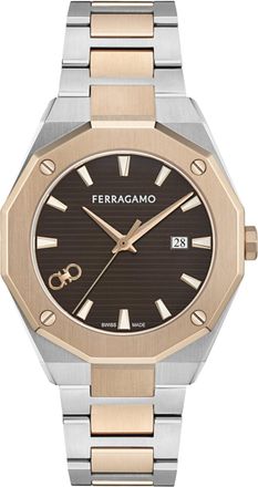 Ferragamo Edge Diamond Watch