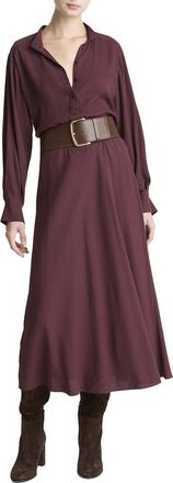 Vince Collar Stand Shirtdress