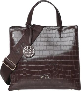 V&deg; 73 Shopping Blake Tote Bag - Dames - Shoppers - Bruin - ONE Size - Polyester - Tassen