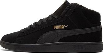 Puma Smash v2 Mid Winter Black Team Gold 375870-02