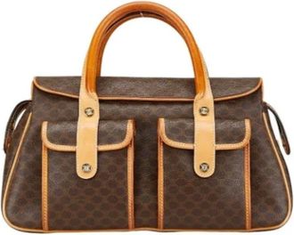 Celine Pre-owned Handbags, female, Brown, Size: ONE SIZE Pre-owned Leather celine-bags