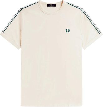 Fred Perry Hombre, Camisetas, Beige, Talla: M