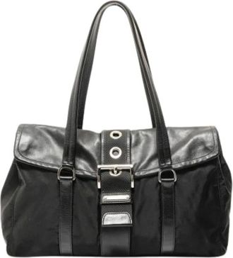 Prada Pre-owned Shoulder Bags, female, Black, Size: ONE SIZE Pre-owned Vintage Shoulder Bag