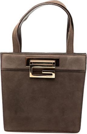 Gucci Pre-owned Gucci Suede Square G Handbag Ladies ZXSZA9QI2JS9WDWA